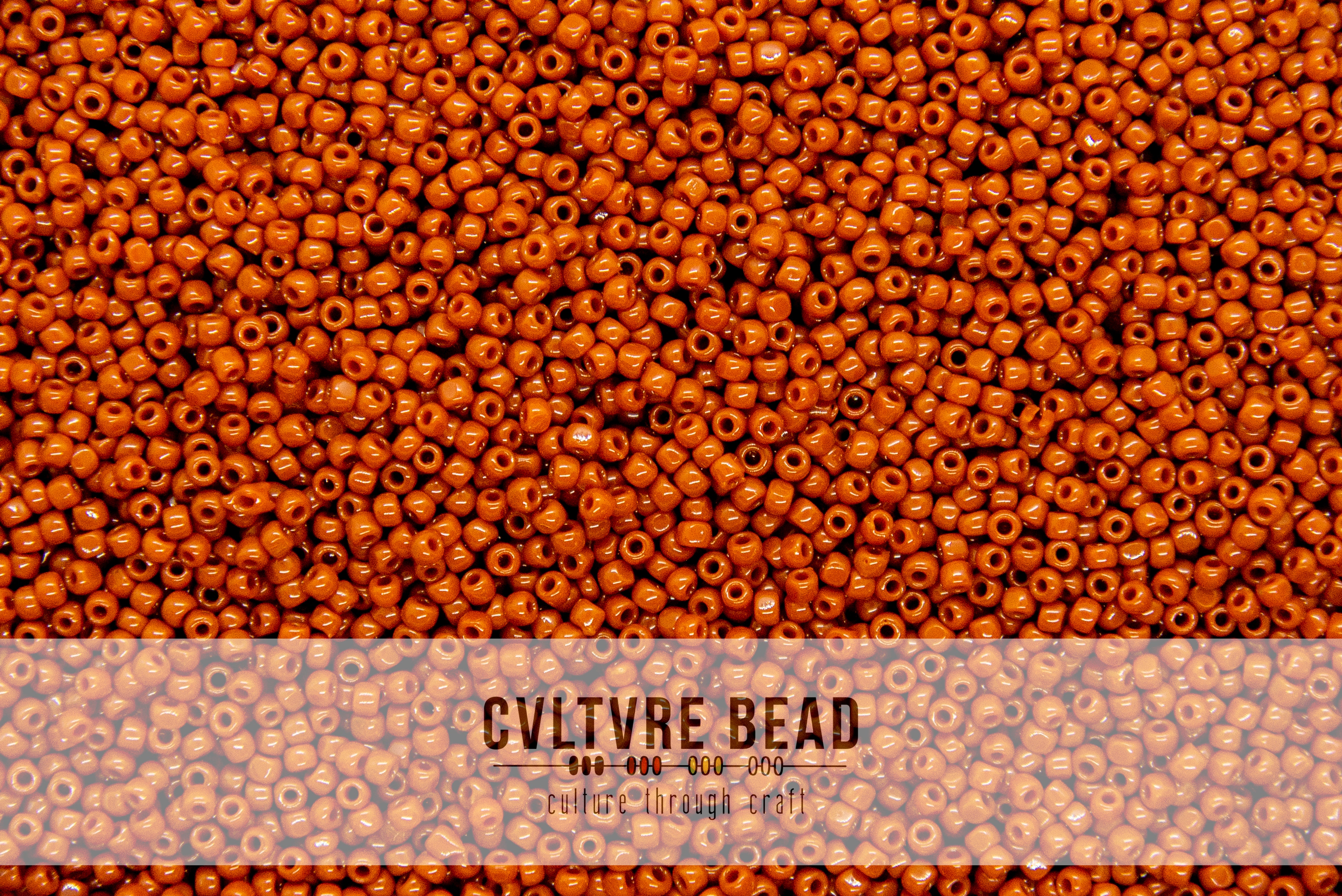 Toho Seedbead Charlotte 15/0 - Opaque Terra Cotta - 5.2 gram vial